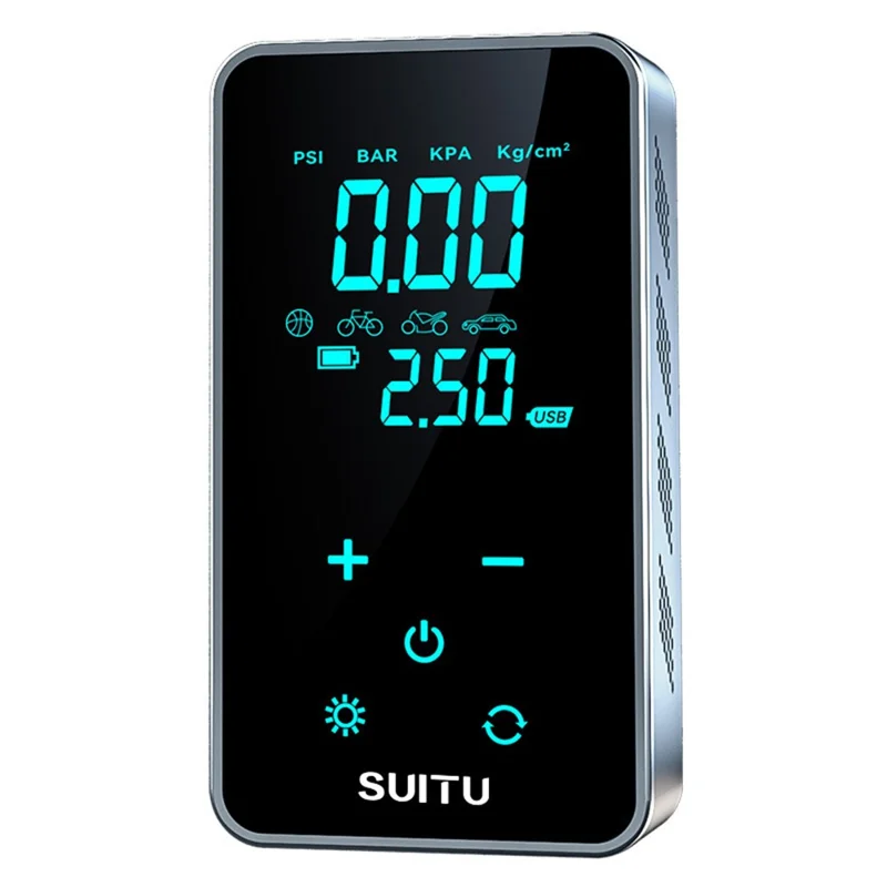 SUITU ST-9616C Portable Car Tire Air Pump Touch Screen Smart Wireless Digital Display Tyre Inflator - 1