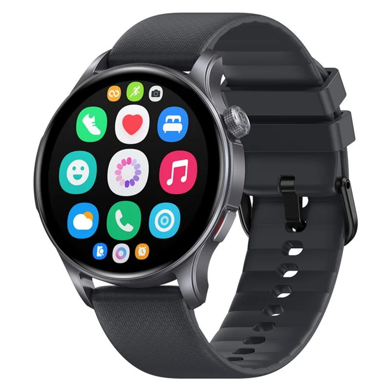 ZEBLAZE Btalk 3 GPS Smart Watch 1.43 Inch AMOLED Screen Outdoor Sports Tracker Health Monitor - Black - 1