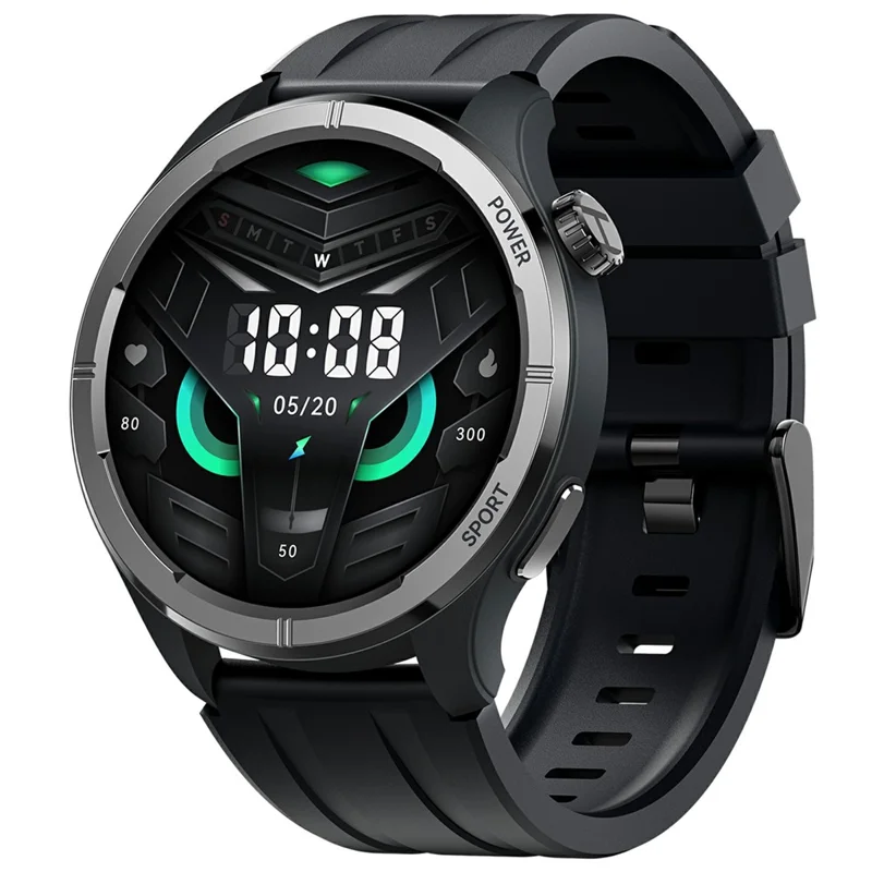 HAYLOU Solar Neo LS21 1.53 Inch Smart Watch Multi Sport Modes Health Monitoring Bluetooth-Compatible Call Wristwatch - Black - 1