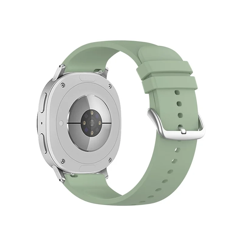 KALEBOL Silicone Strap For Samsung Galaxy Watch8 Classic 46mm / Watch8 44mm / 40mm Round Tail Watch Band - Ice Lake Green - 1