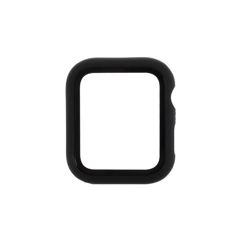 All Around Hard PC Protective Cover Built-in Screen Protector for Apple Watch Series SE3 / SE2 / SE1 / 6 / 5 / 4 44mm - Black - 1