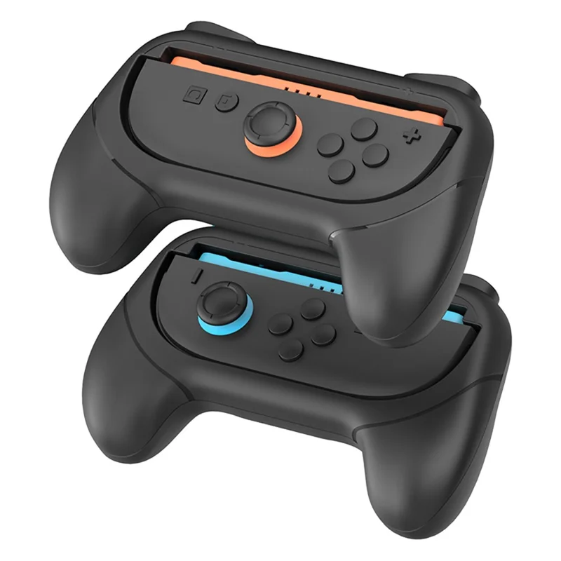IPEGA PG-SW2055D 1 Pair For Nintendo Switch 2 Ergonomic Game Controller Joy-Con Handle Grip - Black - 1