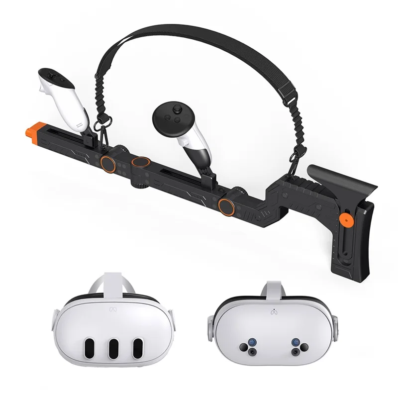 STARTRC GAMES For Meta Quest 3S / Quest 3 Magnetic VR Gunstock Enhanced Shooter Gaming Experience - 1