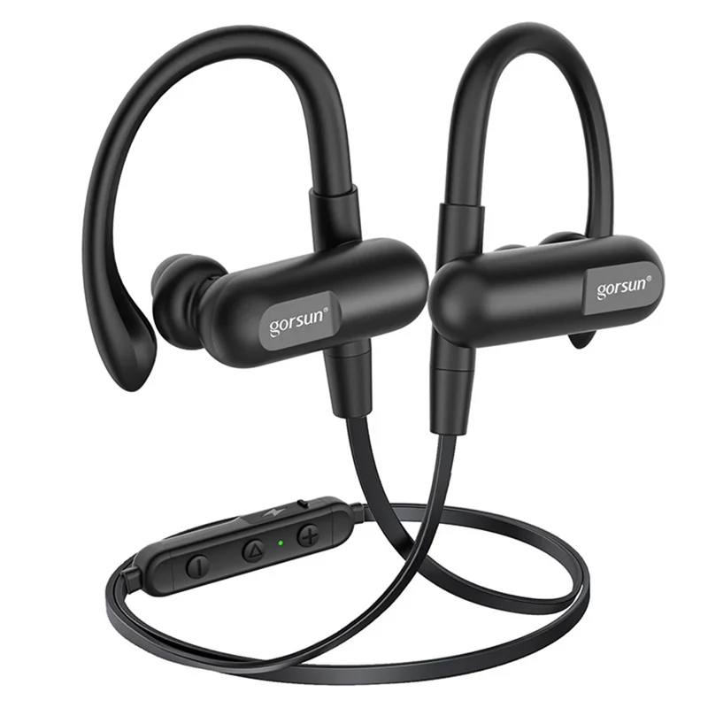 GORSUN E20 Sports Earphones IPX5 Waterproof Ear Hook Wireless Bluetooth-compatible Headphones - 1