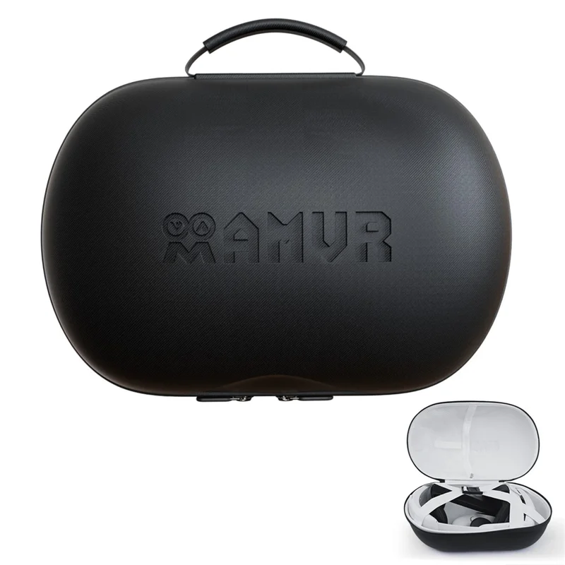 AMVR For Meta Quest 3 VR Protection Bag EVA+PU Hard Shell Carrying Pouch Storage Case - 1