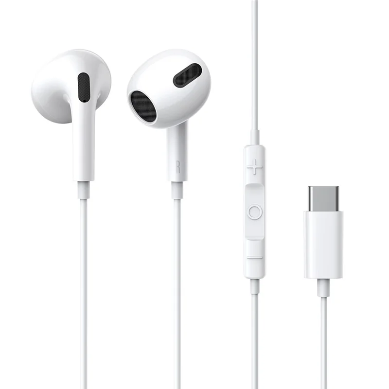 BASEUS Encok Type-C Lateral In-ear Wired Earphone Music Headset C17 - White - 1