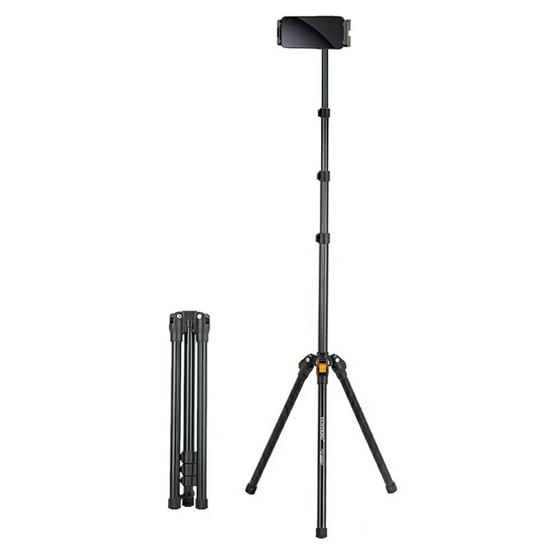 YUNTENG VCT-5229 Adjustable Height Tripod for Smartphone / Tablet Folding Floor Stand - 1