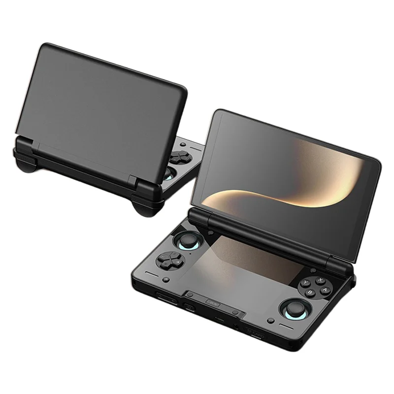 AYN Thor 12GB+256GB Open Source Android 13 Handheld Gaming Console Dual Screen Retro Arcade Gamepad - Black - 1