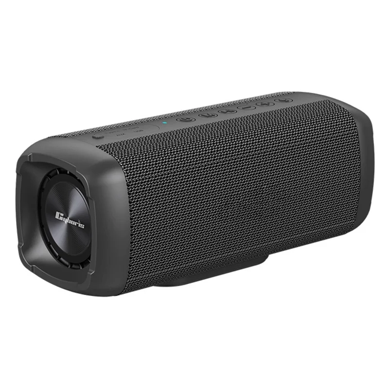 CYBORIS S6 60W High Power Bluetooth-compatible Speaker Super Bass Subwoofer Waterproof TWS Stereo Speaker - Black - 1