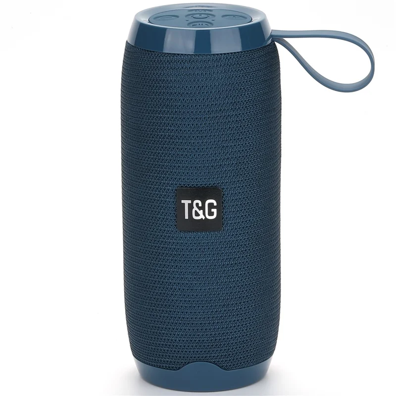 T&G TG106A Outdoor Bluetooth-compatible 5.3 TWS Speaker Portable Subwoofer Support TF Card - Blue - 1