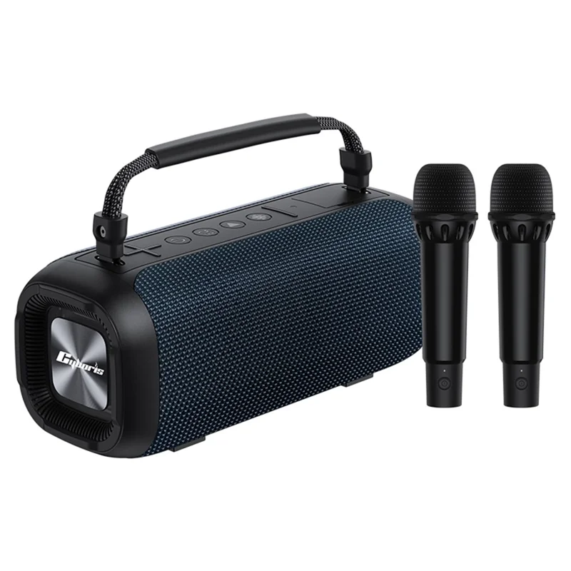 CYBORIS T12 RGB Light Speaker Portable 10400mAh Karaoke Speaker with Dual Microphone - 1