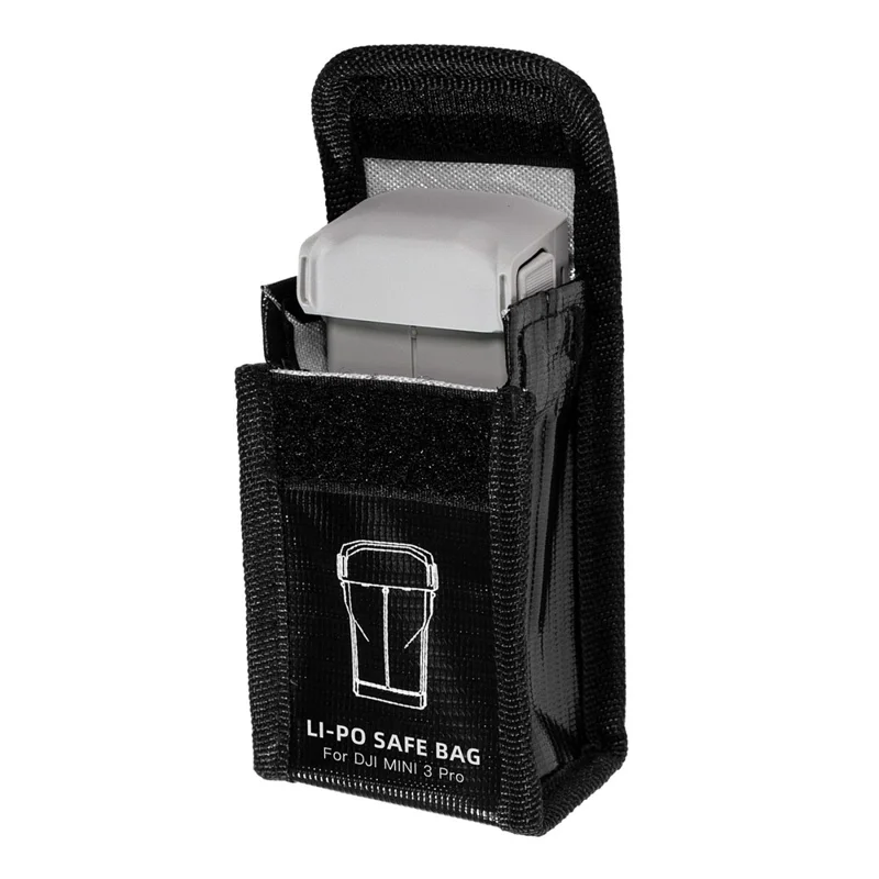 QISYKER Anti-explosion Protection Battery Storage Bag for DJI Mini 3 Pro (Suitable for 1Pc Battery) - 1