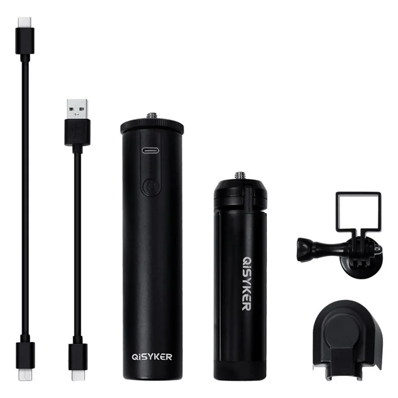 QISYKER OPA30410 For DJI Pocket 2 / Osmo Pocket Charger Expansion Kit with 6000mAh Charging Grip Tripod Sunhood - 1
