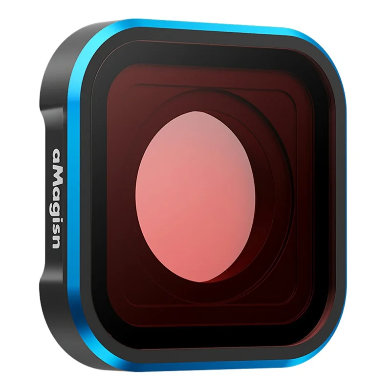 AMAGISN Diving Filter Lens for GoPro Hero 13 / 12 / 11 / 11 Mini / 10 / 9 Action Camera Waterproof Filter - Light Red - 1