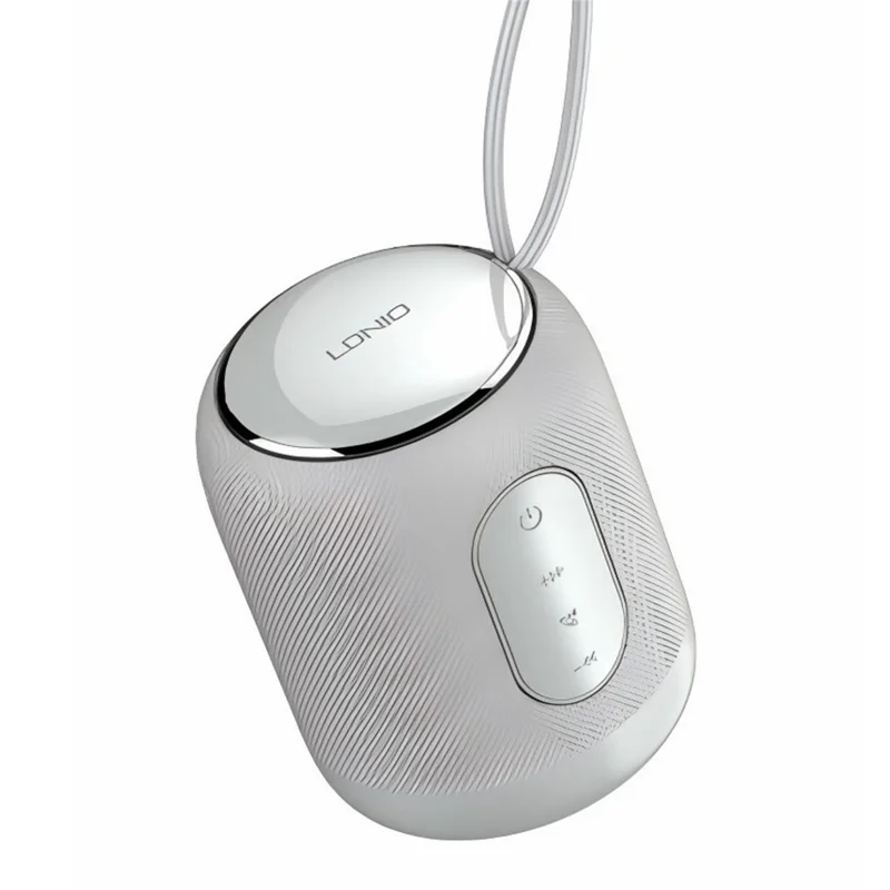 LDNIO BTS12 Wireless Bluetooth-compatible Speaker TWS Stereo Pairing SD Card AUX Wired Speaker for Desktop Outdoor - White - 1