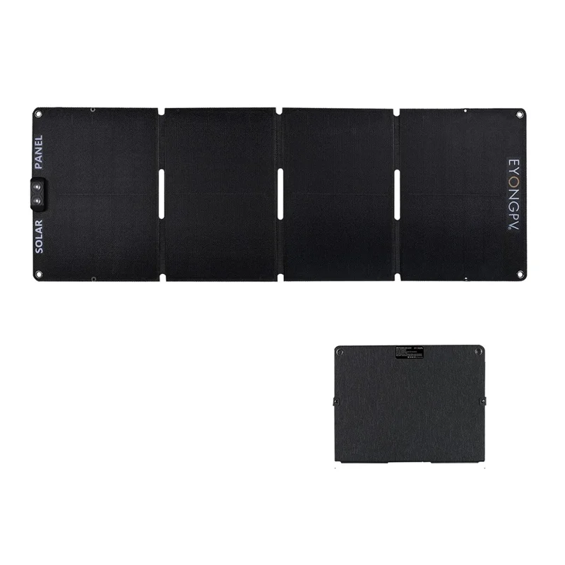 EYONGPV EYA45-22SP4 Foldable Solar Panel Charger for Phone Devices 45W Super Fast Charging Outdoor Power Bank - Black - 1