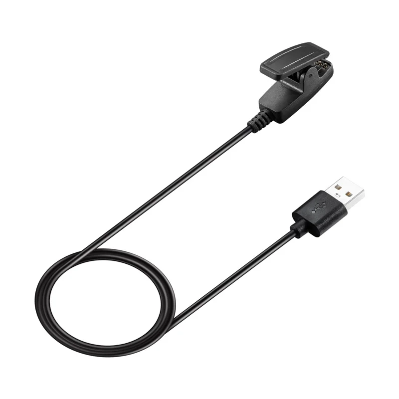 For Garmin Forerunner 735XT/235/230/630/35J/Approach S20/Lily 1m Watch Charger USB Charging Clip Cable - 1
