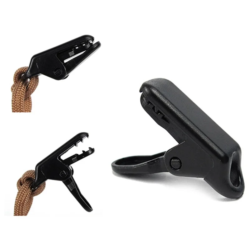 10Pcs/Set AOTU Crocodile Clips Clamps Attaching Tent Anti-wind Camping Tightening Hangers - 1