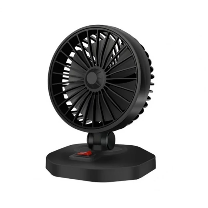 12V-24V Car Cooling Fan 3.1A USB Plug-in Portable Vehicle Fan Vehicle Mounted USB Fan Phone Charging Station - Single-Head - 1