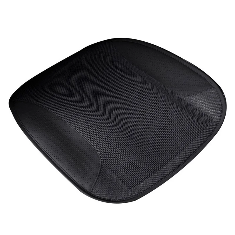 Car Ventilated Cushion Summer Seat Cooler Automotive USB Cooling Seat Cover with 5 Fans 3 Adjustable Wind Speed - Black - 1